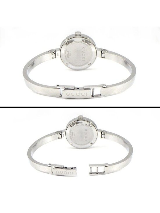 Gucci Watch Bangle 105 Sherry Line SS Quartz Analog main image 5